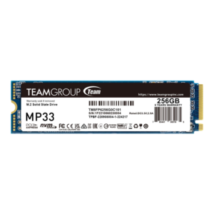 256 GB Teamgroup MP33 NVME M2 Disk Drive