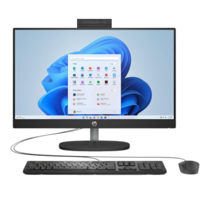 HP All in One, Core Ultra 5-225U , 8 GB RAM, 512GB Nvme M.2, 23.8″ Touch Display, Keyboard & Mouse, DOS, 1 Yr Warranty